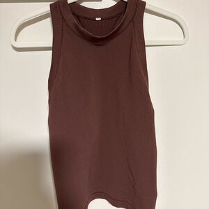 Athleta Chocolate Brown Tank Top